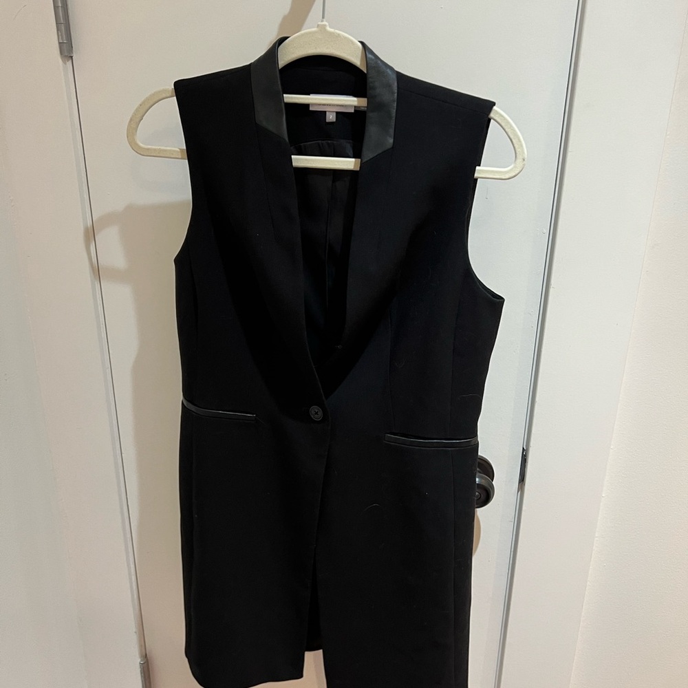 Calvin Klein Black Blazer Vest